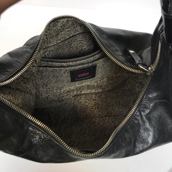 Hobo International Black Leather Shoulder Bag - Picture 2 of 14